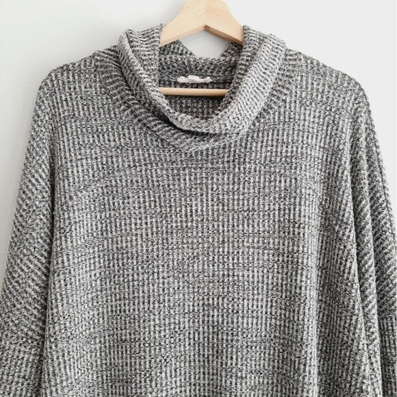 WESTBOUND Fine Knit Sweater High-Low Hem Slouchy Turtleneck Sz XL - Picture 2 of 11